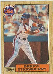 1987 Topps Baseball Cards      460     Darryl Strawberry